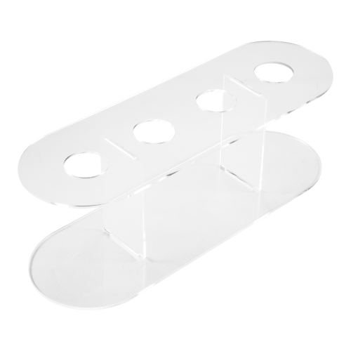 1pcs Acrylic 4-Hole Double layer Ice Cream Cone Stand 1