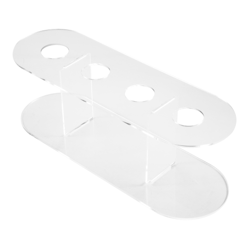 1pcs Acrylic 4-Hole Double layer Ice Cream Cone Stand 2