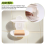 Portasapone doppio con ventosa forte per doccia e bagno (bianco) 6