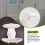 Portasapone doppio con ventosa forte per doccia e bagno (bianco) 8