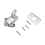 Home Security Spring Slide Bolt Window Door Automatic Latch Lock Self Closing 1