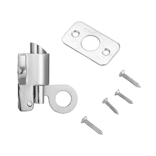 Home Security Spring Slide Bolt Window Door Automatic Latch Lock Self Closing 2