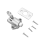 Home Security Spring Slide Bolt Window Door Automatic Latch Lock Self Closing 2