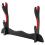 Support pour épée Katana Samurai à 2 niveaux, support noir, support de présentation en coton rouge 1
