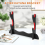 Support pour épée Katana Samurai à 2 niveaux, support noir, support de présentation en coton rouge 6