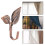 2 x Iron Leaf Shaped Curtain Tie backs Holders Wall Hooks Home Decor, Red Bronze 8
