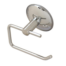 Porta carta igienica da bagno in acciaio inox, porta rotolo, barra porta fazzoletti, montaggio a parete, ventosa a vuoto