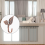 2 x Iron Leaf Shaped Curtain Tie backs Holders Wall Hooks Home Decor, Red Bronze 6