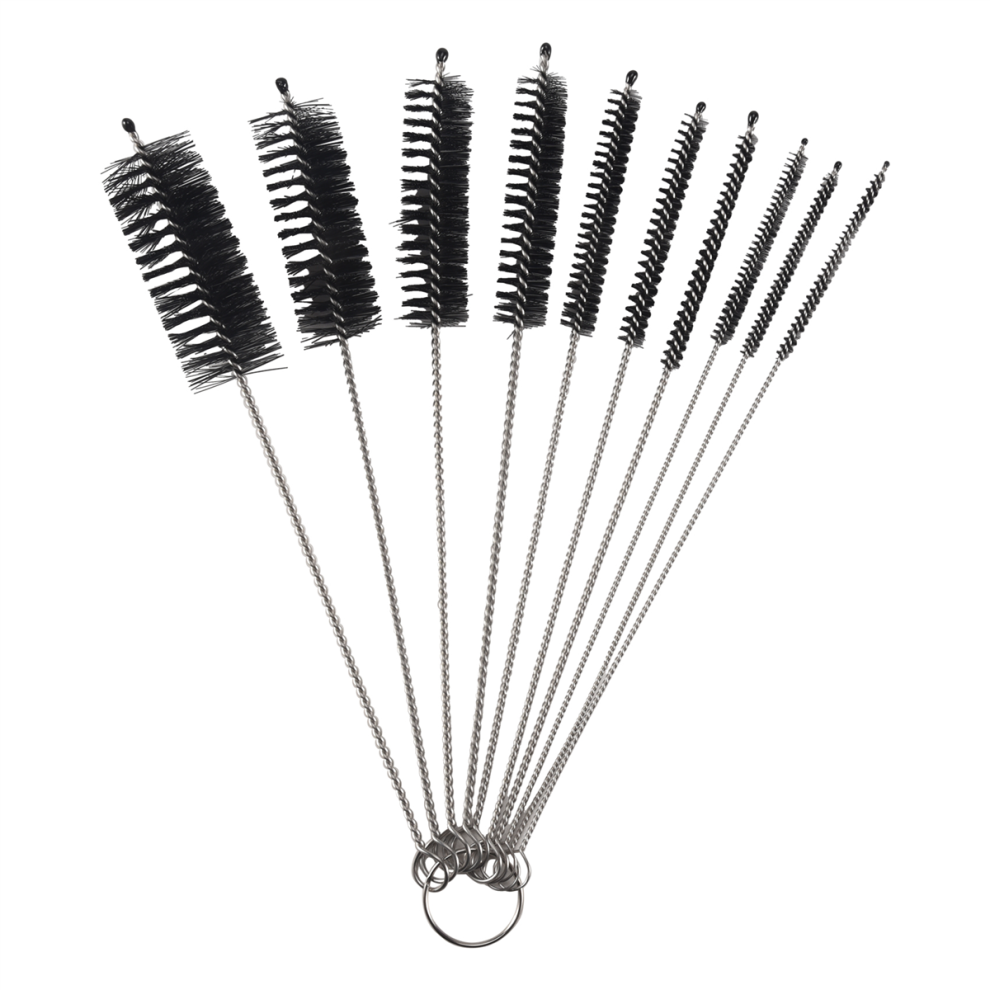 Bottle Brush,Bottle Cleaning Brushes, Brush, Cleaner For Narrow Neck Bottles Cups With Hook, Set Of 10 Pcs Exogio