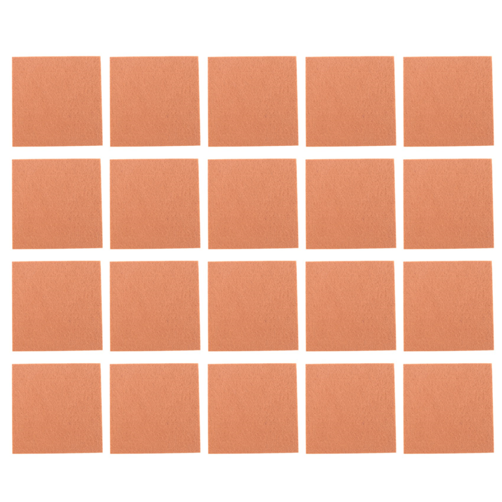 20Pcs Furniture Pads Felt Sheets Self Adhesive Wood Floor Protectors 7Cmx7cm 4853021725201