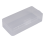 Estuche rectangular de plástico transparente para joyería, 18 cm x 8,5 cm x 4,5 cm 4