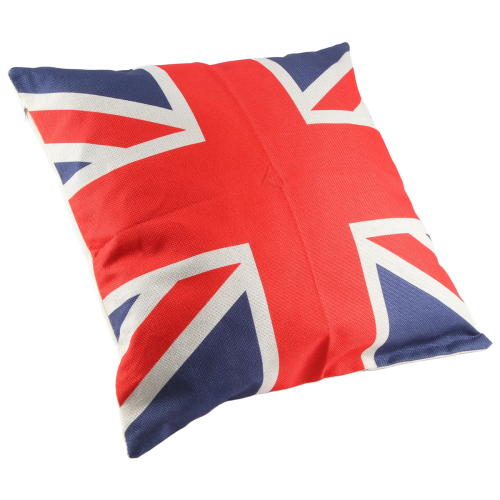 British Vintage Style Union Jack Flag Throw Pillow Case, Pillowcase 1