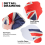 British Vintage Style Union Jack Flag Throw Pillow Case, Pillowcase 8