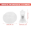 2 PCS 47mm Clear Plastic Wall Suction Cup Clip Clamp 8