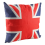British Vintage Style Union Jack Flag Throw Pillow Case, Pillowcase 1