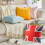 British Vintage Style Union Jack Flag Throw Pillow Case, Pillowcase 9