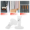 2 PCS 47mm Clear Plastic Wall Suction Cup Clip Clamp 6