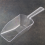 3 Piece Pallet Ice Scraper Shape Plastic Scoop - Transparent 10