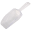 3 Piece Pallet Ice Scraper Shape Plastic Scoop - Transparent 3
