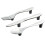 3 pcs Silver Kitchen cabinet Drawer Pull handles Knobs (Knife fork spoon) 11