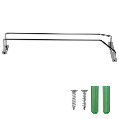 Supporto per bicchieri da vino e champagne con viti (argento) 2