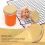 24 Packs Jar Lids Regular Mouth Leak Proof Secure Storage Solid Caps (Gold) 2