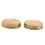 24 Packs Jar Lids Regular Mouth Leak Proof Secure Storage Solid Caps (Gold) 10