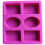 Silicone Soap Mold for Making 3D 6 Forms Oval Rectangle Mould Handmade Craft Flowers Bathroom Kitchen 10