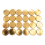 24 Packs Jar Lids Regular Mouth Leak Proof Secure Storage Solid Caps (Gold) 8