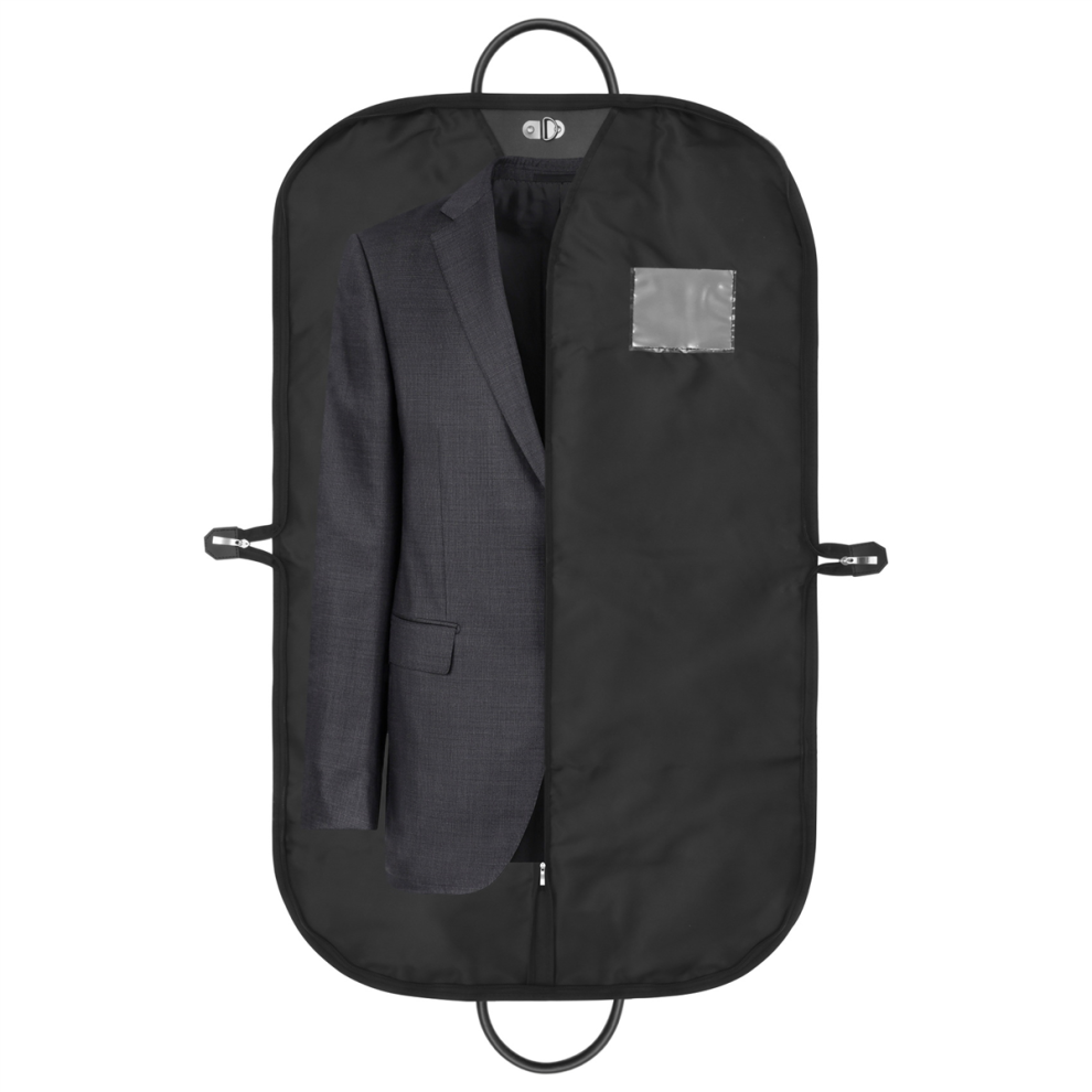 60X100cm Dust-Proof Dress Clothes Cover Case Suit Garment Bag Storage Travel Carrier Coat Jacket Home Zipper Protector Black Exogio