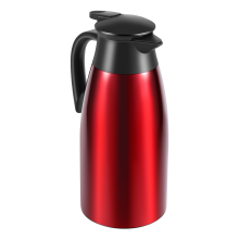 Red 304 Stainless Steel 2L Thermal Flask Vacuum Insulated Water Pot Coffee Tea Milk Jug Pitcher for Home and Office