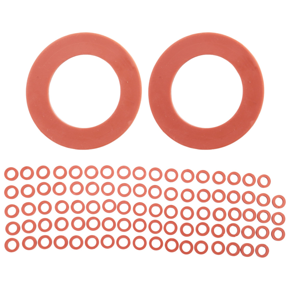 Outdoor Garden Hose Rubber Washer Gasket, 90Pcs Red O-Rings Gasket Combo Pack For 3/4Inch And Water Faucet 4853021736283