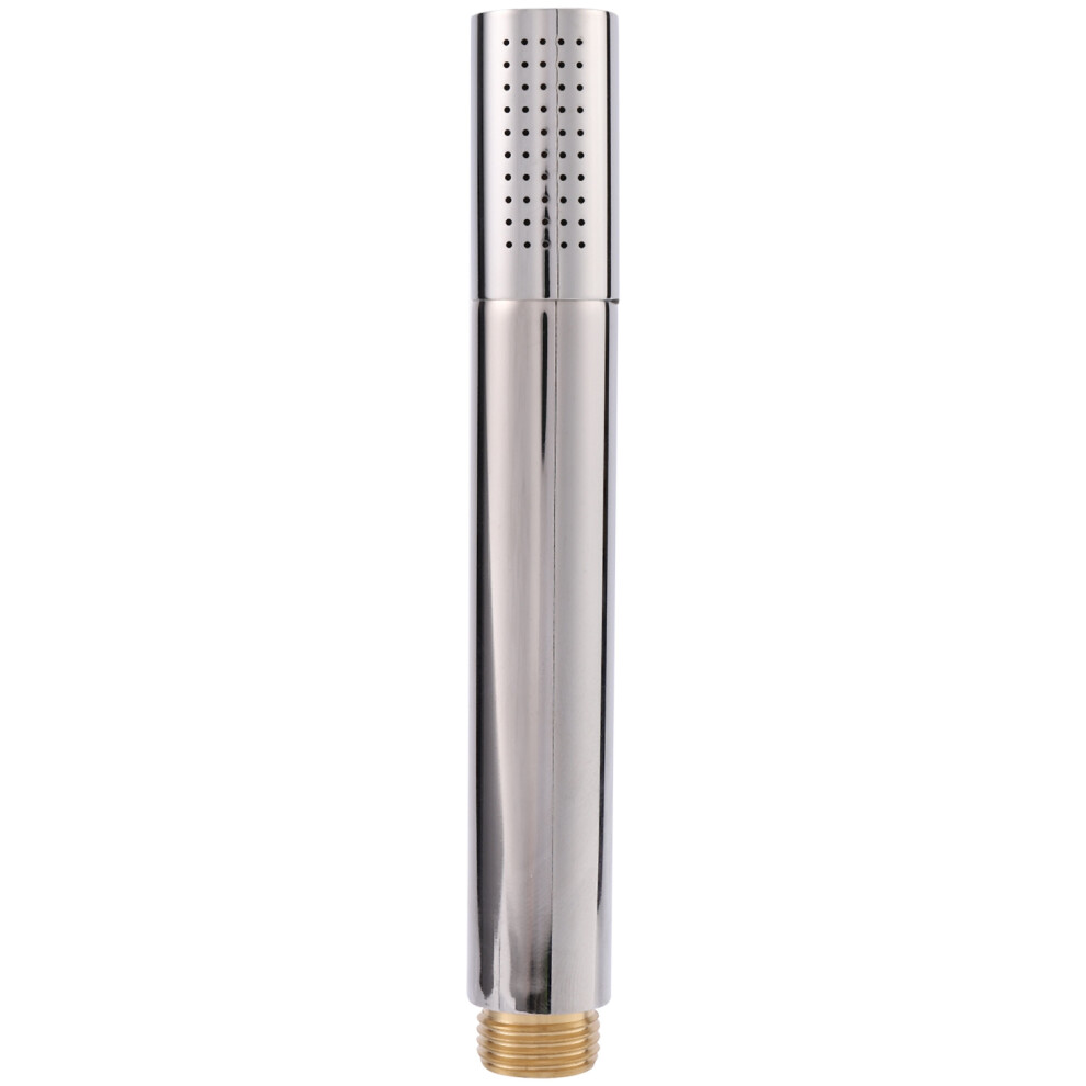 Modern Style Bathroom Stainless Steel + Copper Hand Held Shower Heads Chrome Top Rain 4853021743083