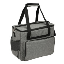 Sewing Machine Storage Organizer Bag Travel Tote for Most Standard Machines and Accessories Gray