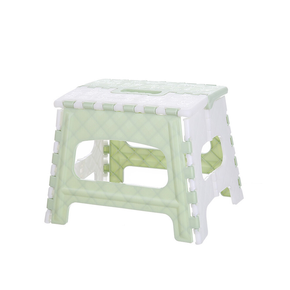 Plastic Multi Purpose Folding Step Stool Home Train Outdoor Foldable Storage Green 4853021746183