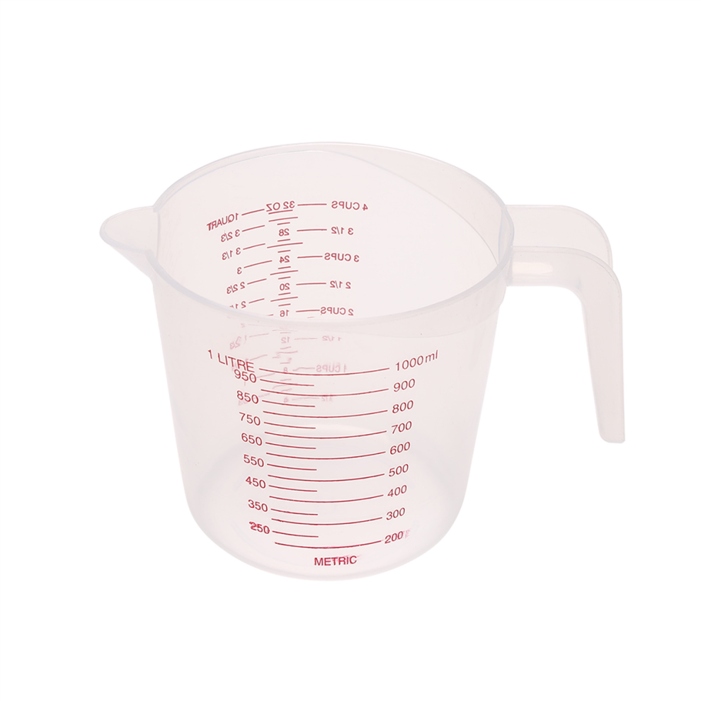 1000Ml Measuring Cup Baking Tool Kitchen High Quality Plastic With Scale Exogio