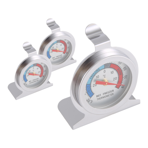 Refrigerator Freezer Thermometer Series Large Dial Temperature for 2
