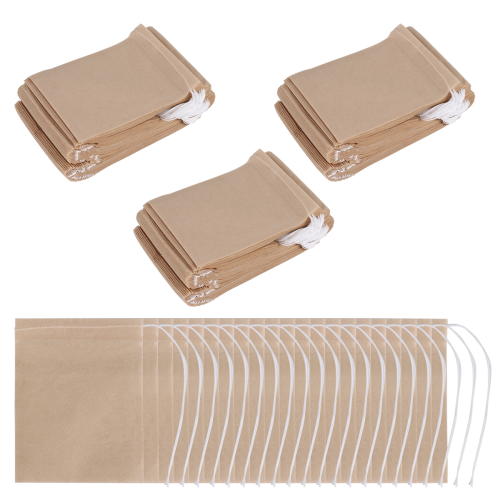 6x8/7x9/8x10 cm Bustine di Tè di Nylon Trasparente per il Tè Sfuso Bustine di Tè Vuote Bustine di Tè Usa E Getta con la Stringa Guarnizione Guarnizione Filtro Sacchetti di Erbe
