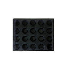 20-loch Silikon Form Kuchen T Mini Pizza Modell Runde Brot Hamburger Antihaft Backblech Werkzeug