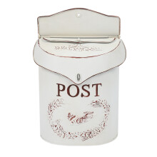 Cassetta postale Shabby Vintage Country House (bianca)