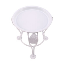 Soporte de hierro para macetas pequeñas, para flores, plantas, exterior e interior, para dormitorio y jardín.