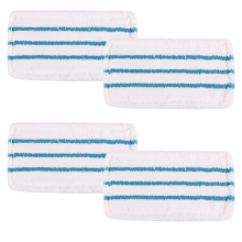 4Pcs Steam Mop Replacement Clean Washable Cloth Pad Microfiber Cover for Black& FSM1610/1630