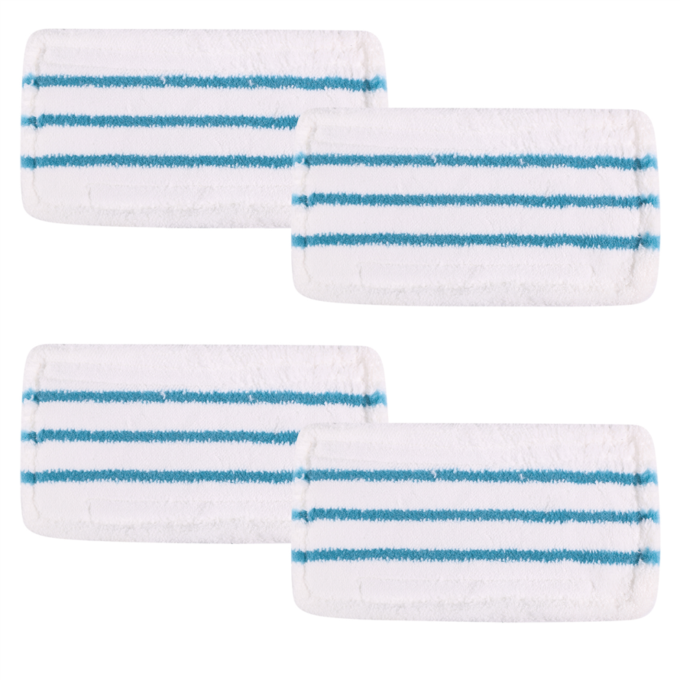 Exogio 4Pcs Steam Mop Replacement Clean Washable Cloth Pad Microfiber Cover For & Fsm1610/1630 Black