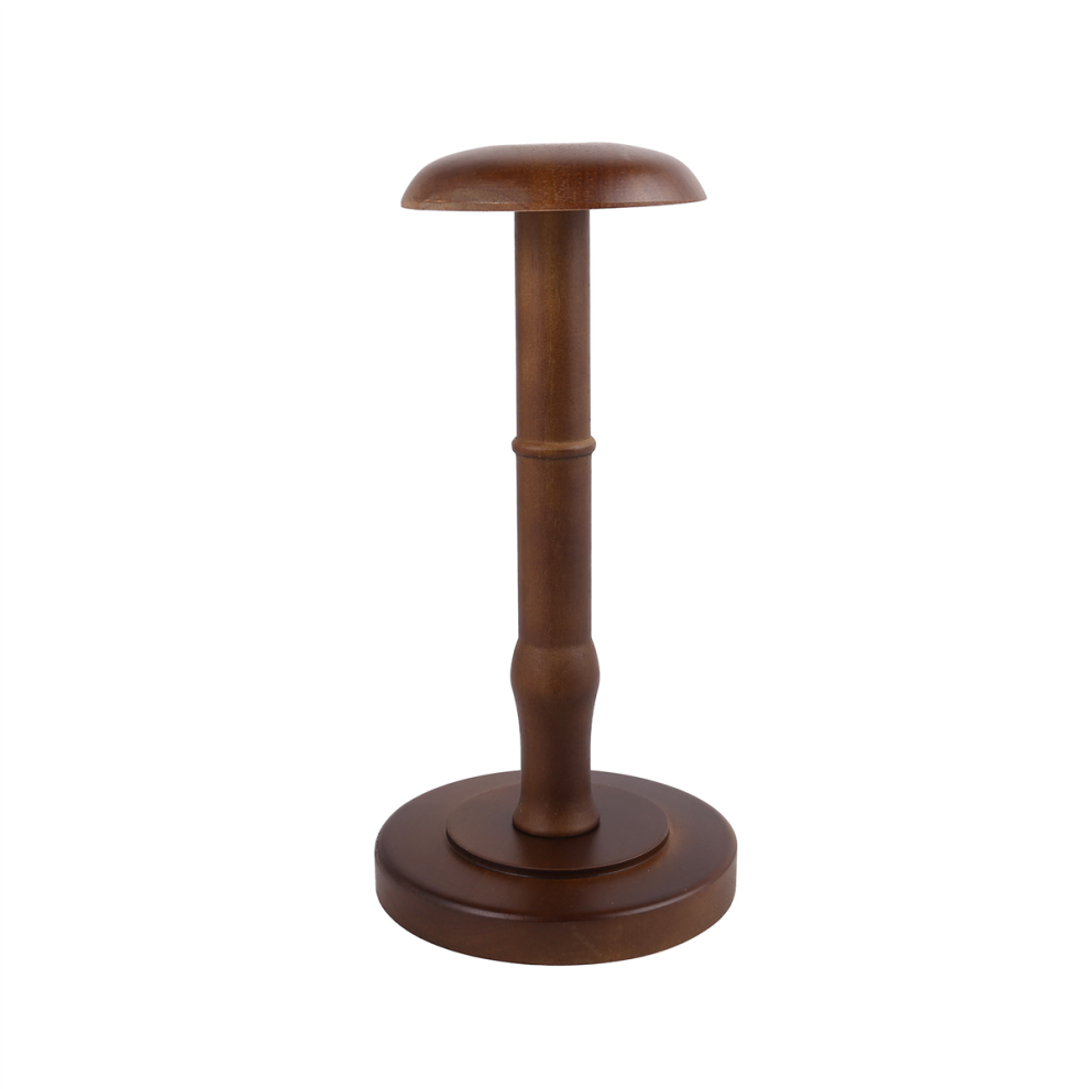 Exogio Vintage Wooden Hat Holder Wig Display Stand