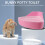 Bac à litière pour petits animaux, bac à litière d'angle pour hamster (rose) 4