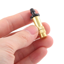 50PCS Adjustable Sprayer Brass Misting Nozzle Atomizing Sprinkler for Mini Drip Garden Watering Irrigation