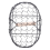 Wooden Handle Metal Retro Basket Portable Multi-Function Vegetable Fruit Egg Groceries Practical Storage Organizer Black 5