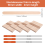 Lot de 200 bâtonnets de glace en bois de 114 mm de long 8