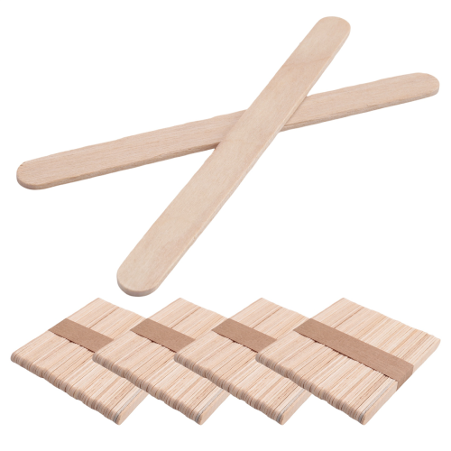Lot de 200 bâtonnets de glace en bois de 114 mm de long 1