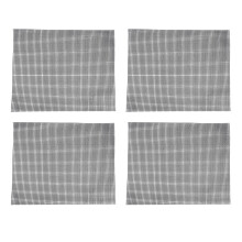 4 piezas de malla antiadherente para parrilla de barbacoa, reutilizable, de PTFE, para asar, cocinar, hornear y asar, 40 x 33 cm